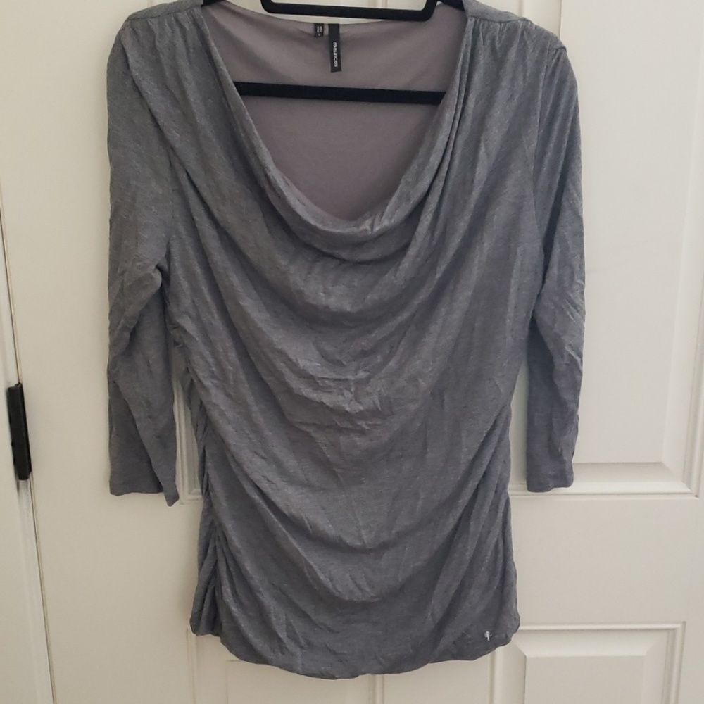 L Maurices Long Sleeved Scooped Neck Shirt.